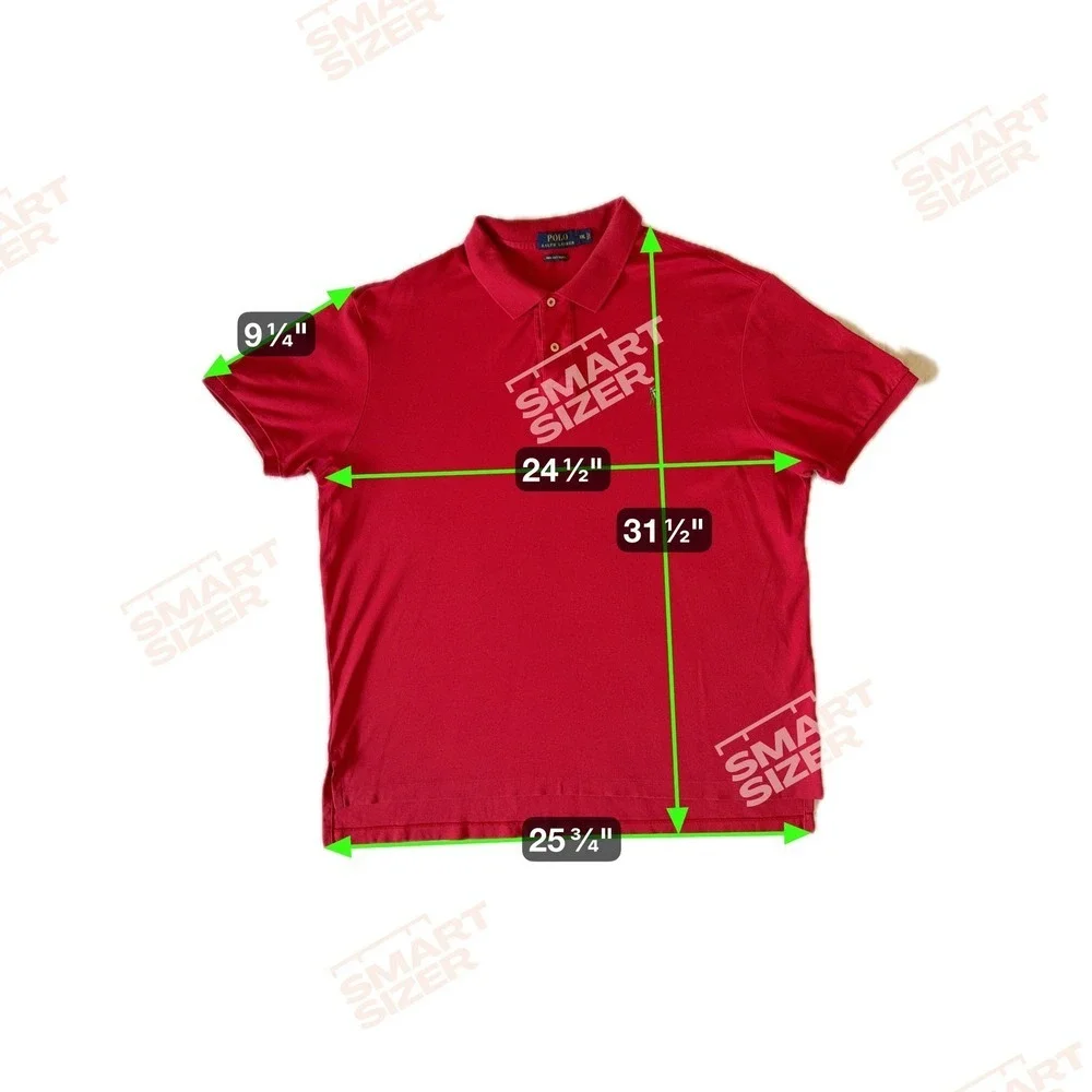 Polo Ralph Lauren XXL Red‎ Pima Soft Touch Polo Shirt Classic Fit